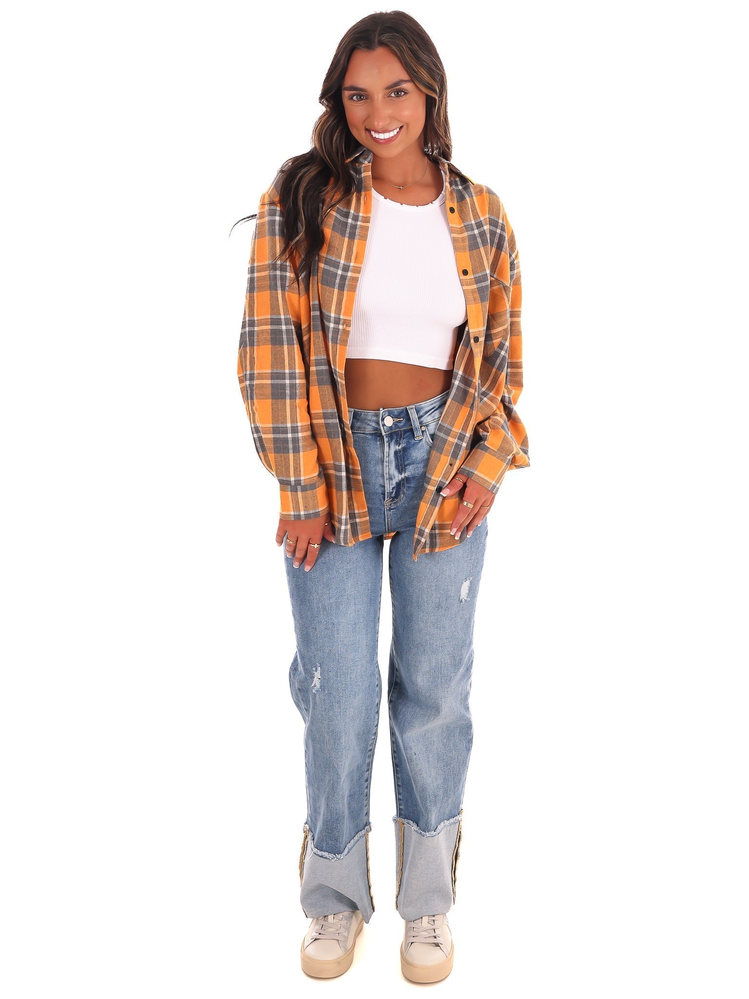 Tennessee Meyer Mascot Plaid Top