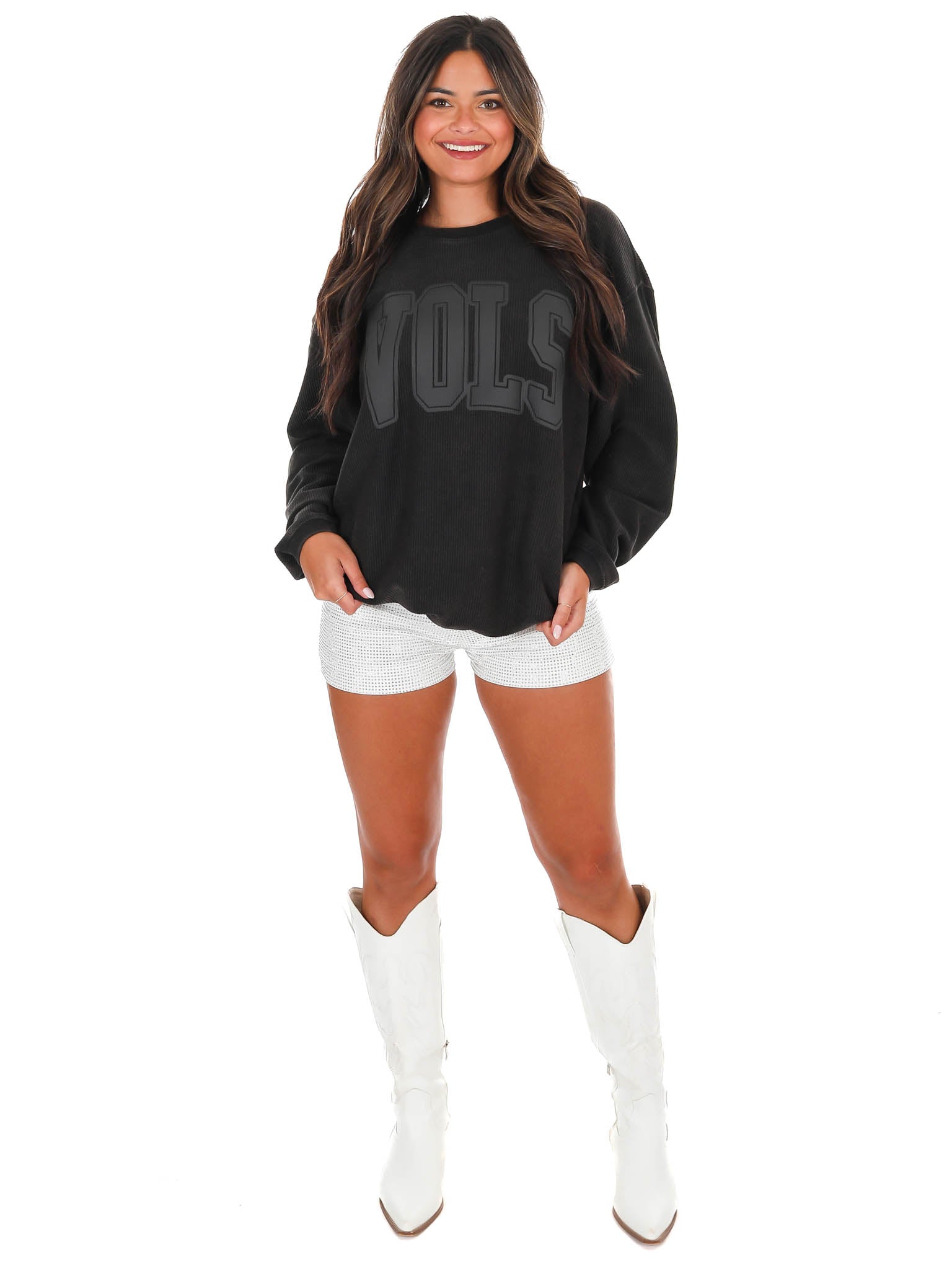 Tennessee Tonal Puff Corded Crew