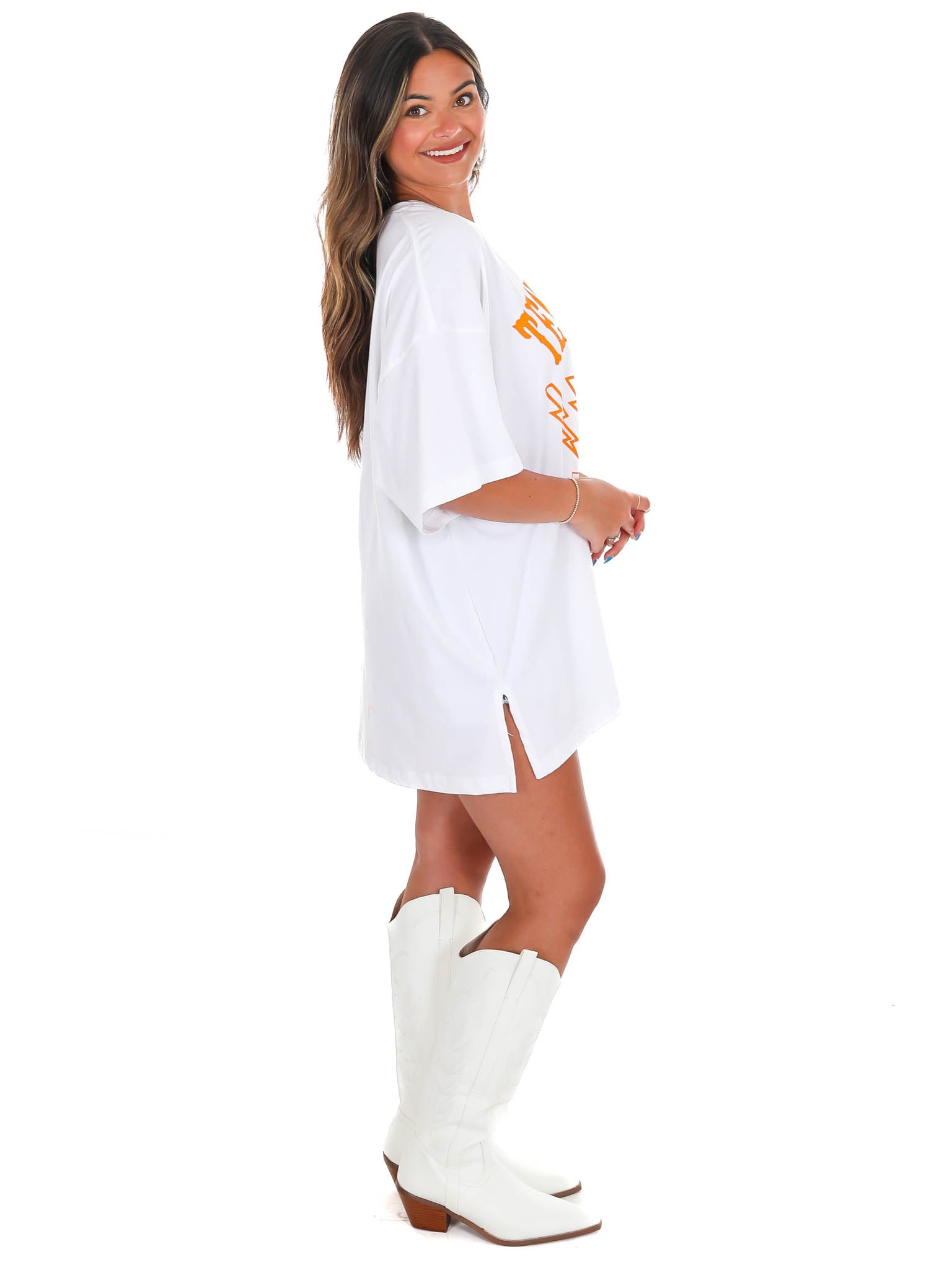 Tennessee White Citrus Park Oversized Tee