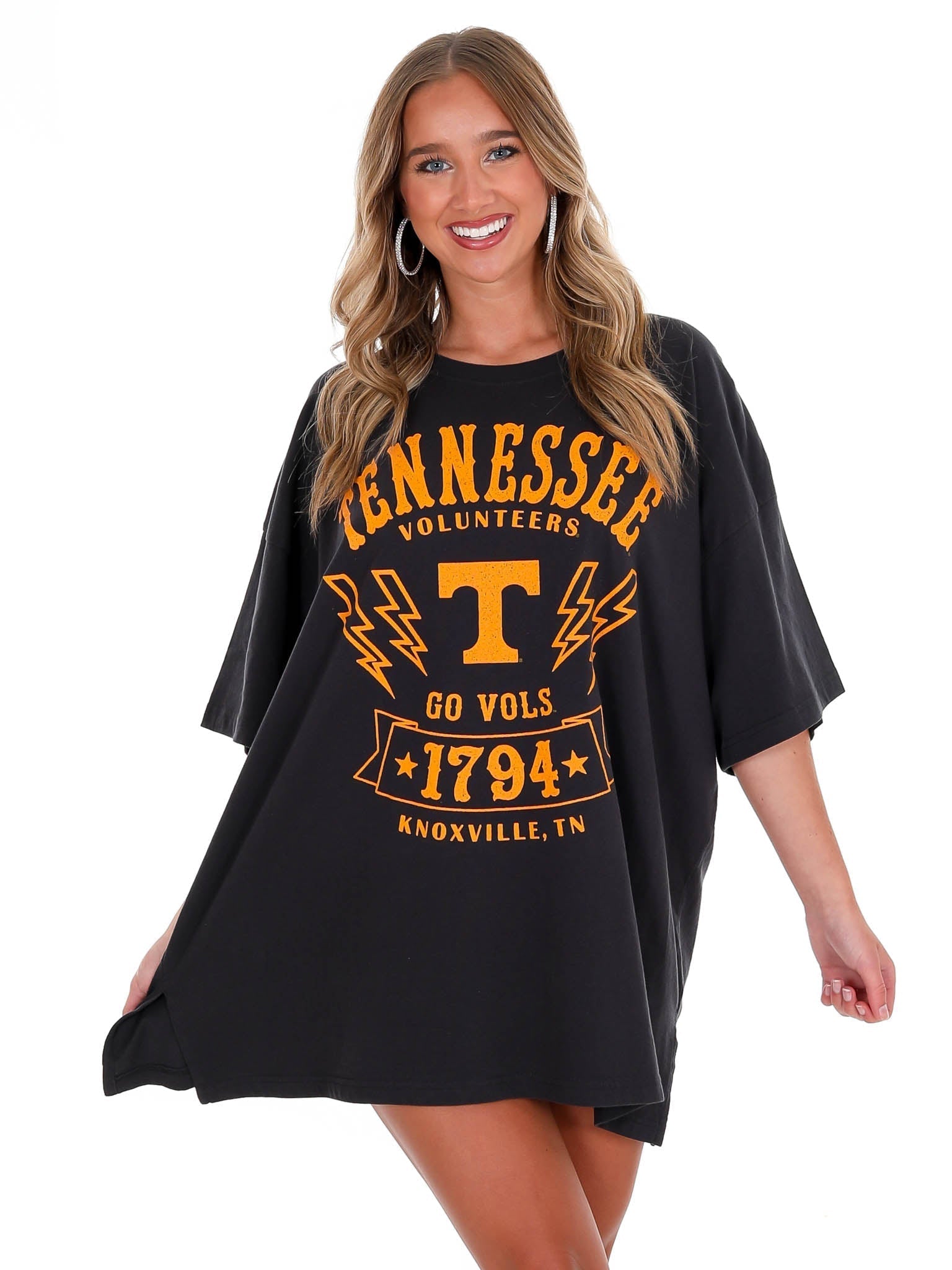 Tennessee Black Citrus Park Oversized Tee