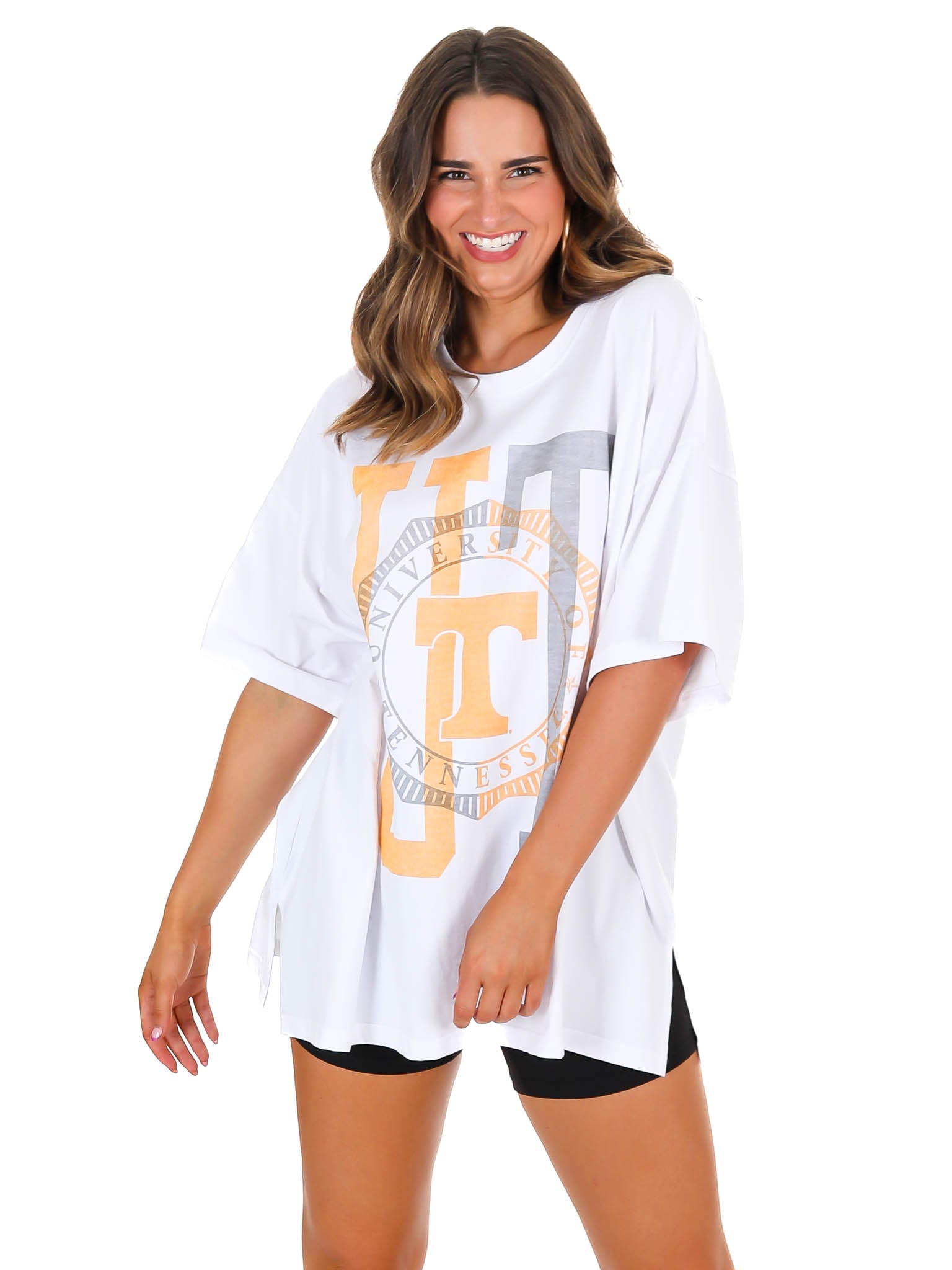 Tennessee Overprint Block Oversized Tee
