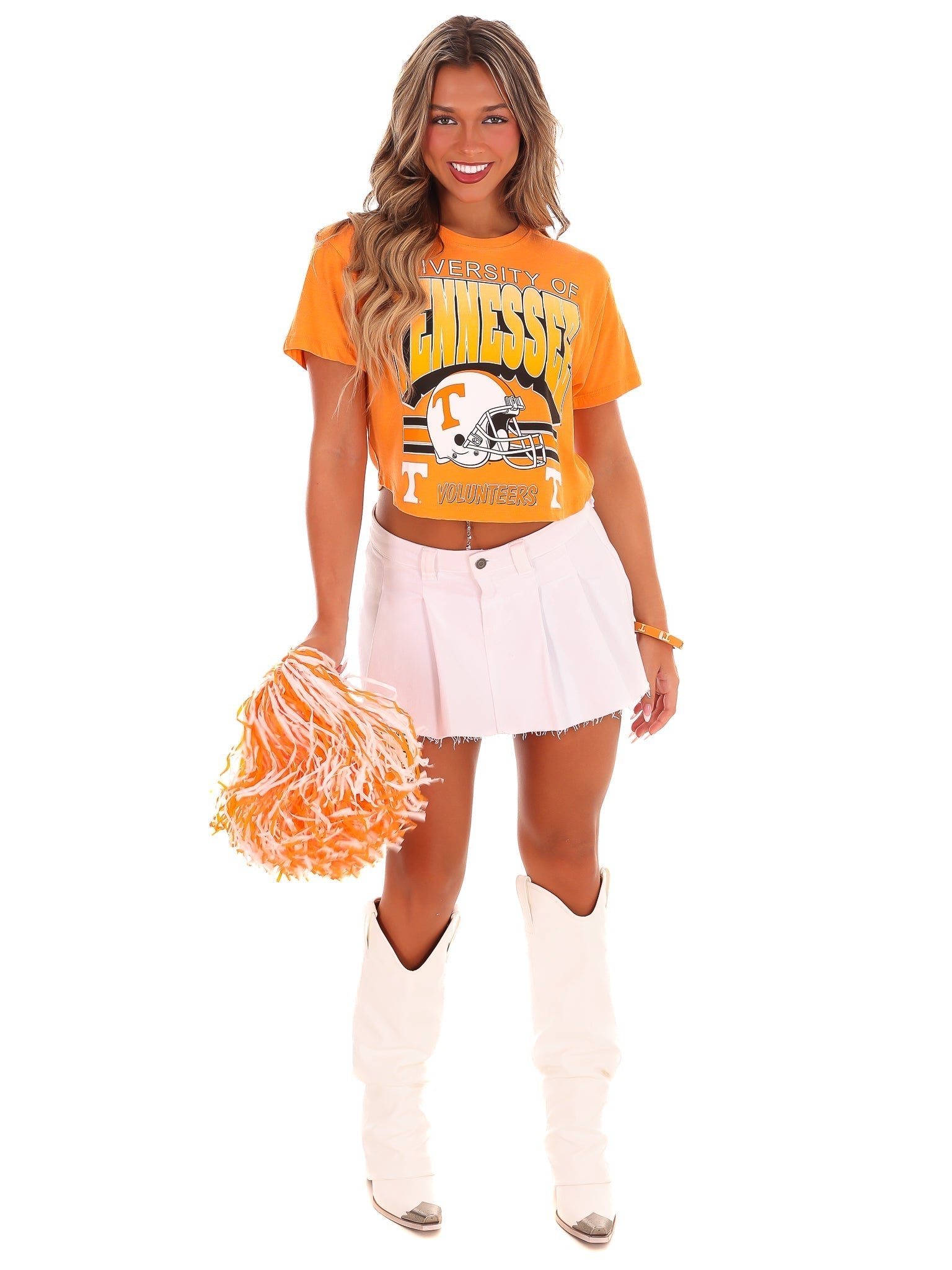Tennessee Helmet Crop Top