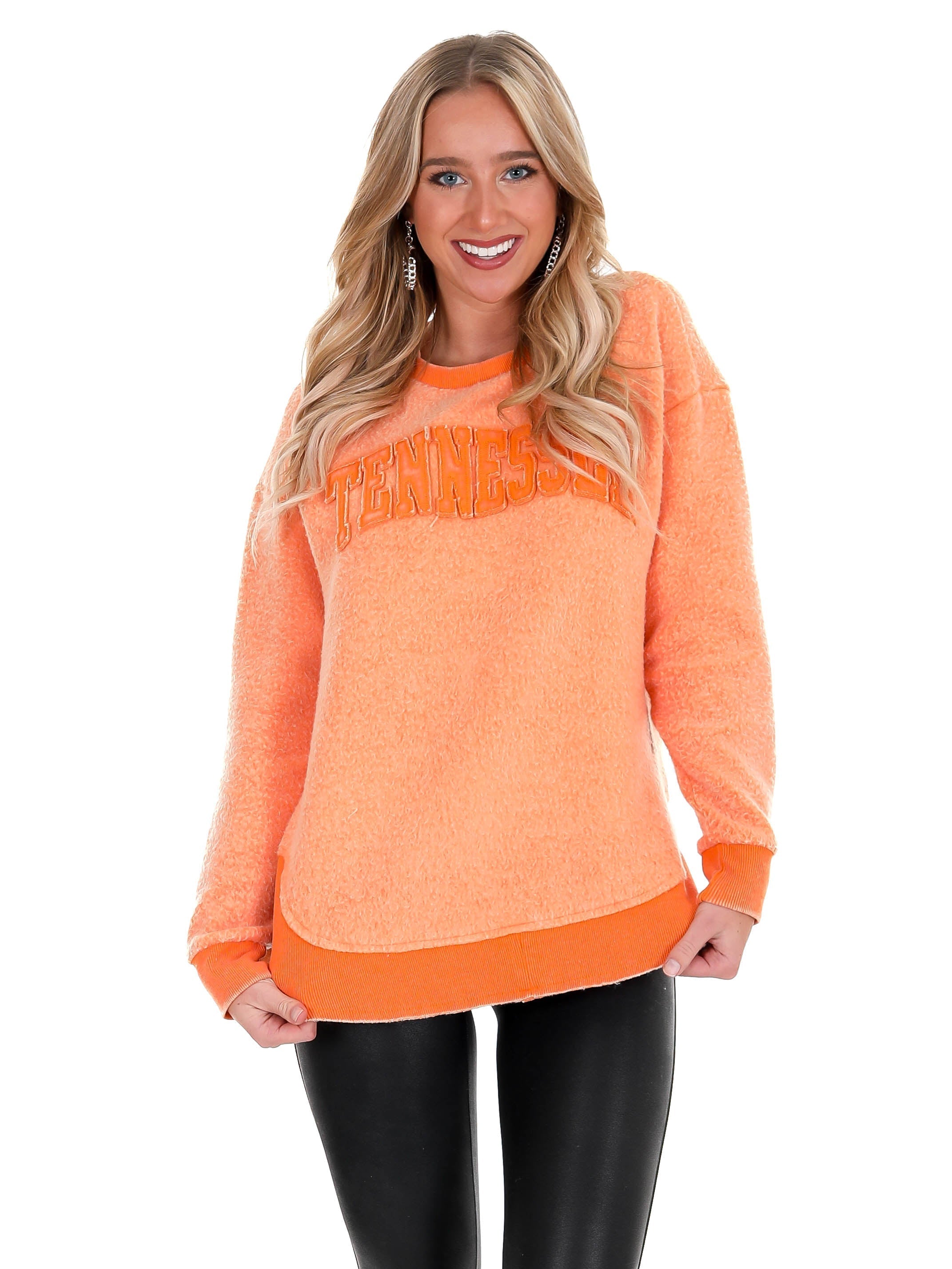 Tennessee Ponchoville Reversed Fleece Pullover