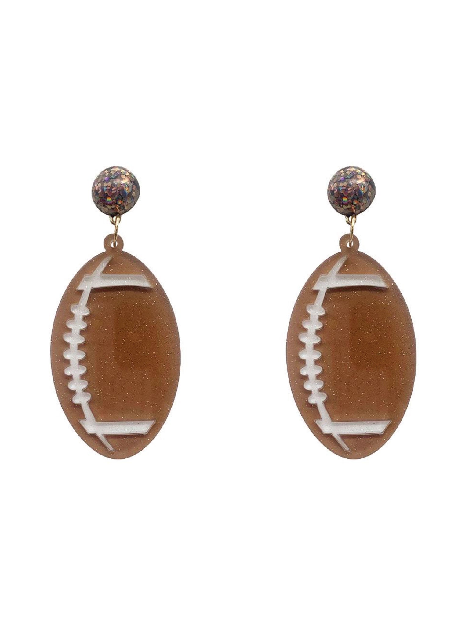 Classy Until Kickoff Football Earrings