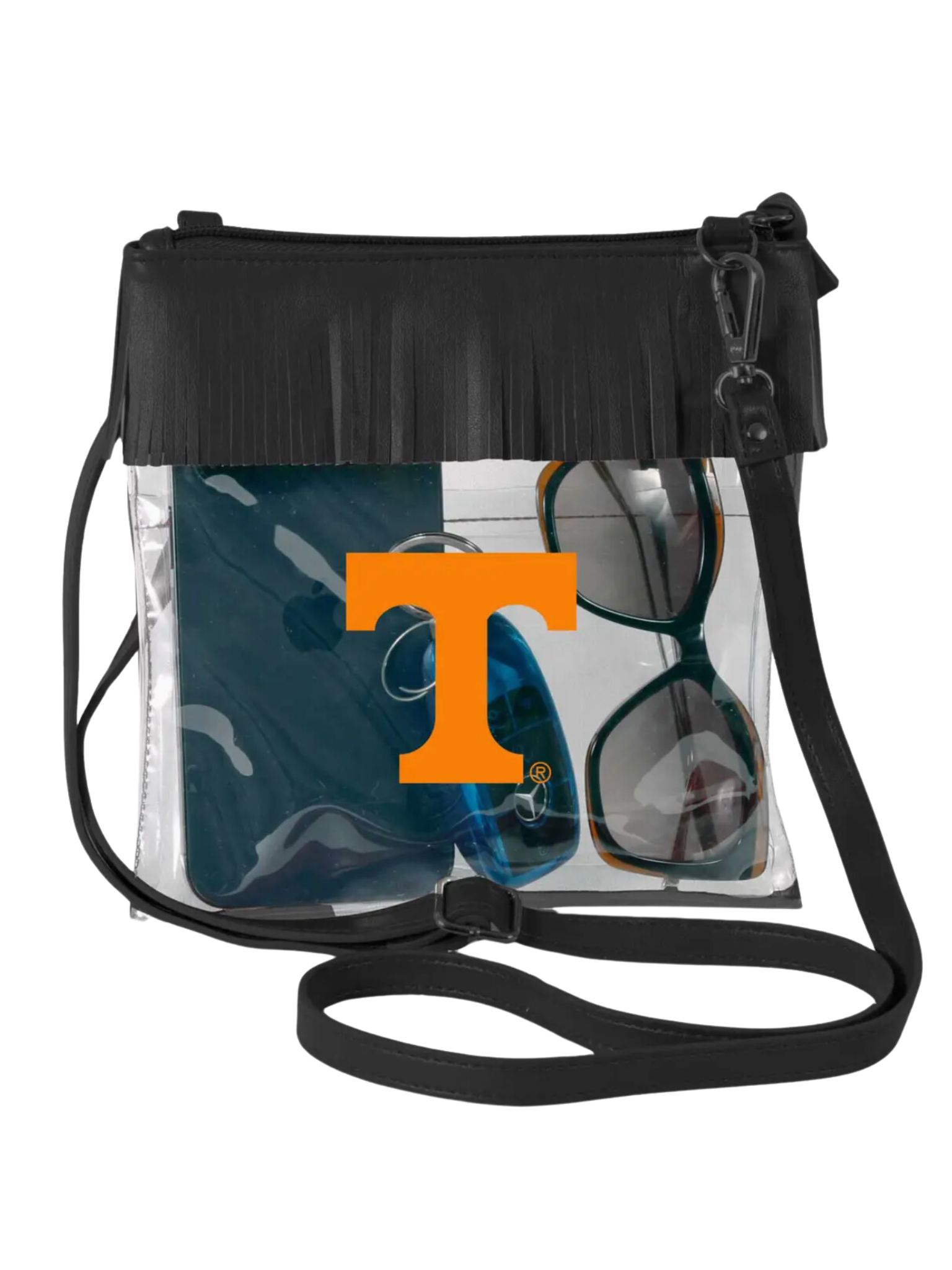 Tennessee Clear Crossbody with Fringe
