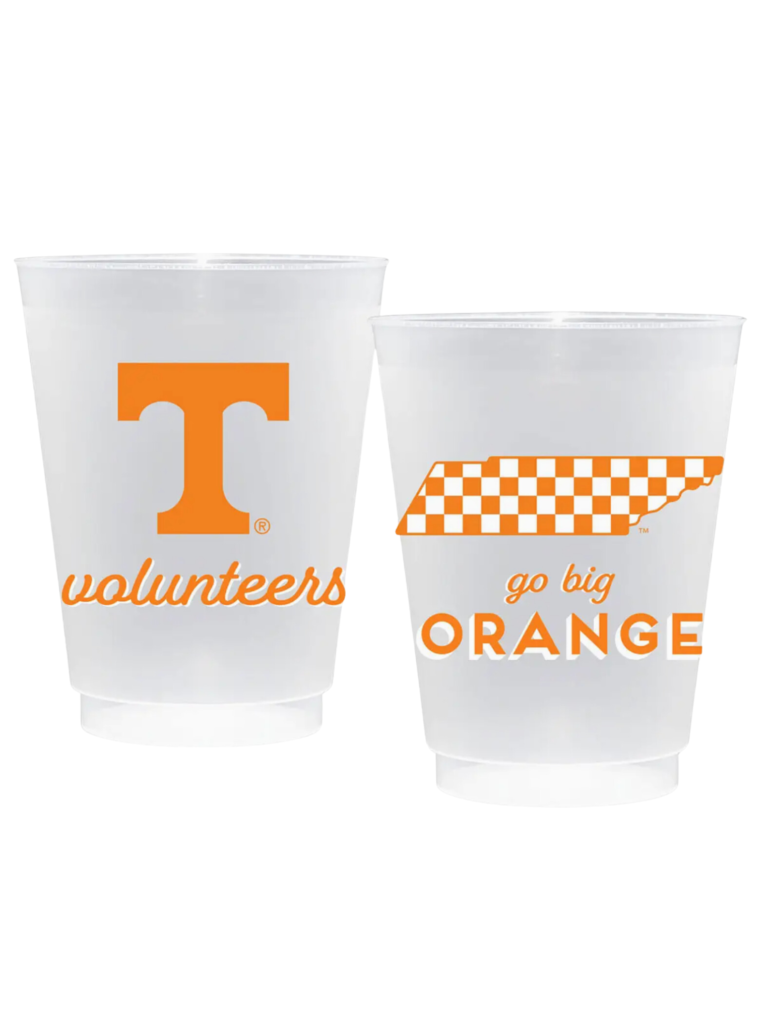 Tennessee Volunteers NCAA Frost Flex Plastic Cup (Set of 10)