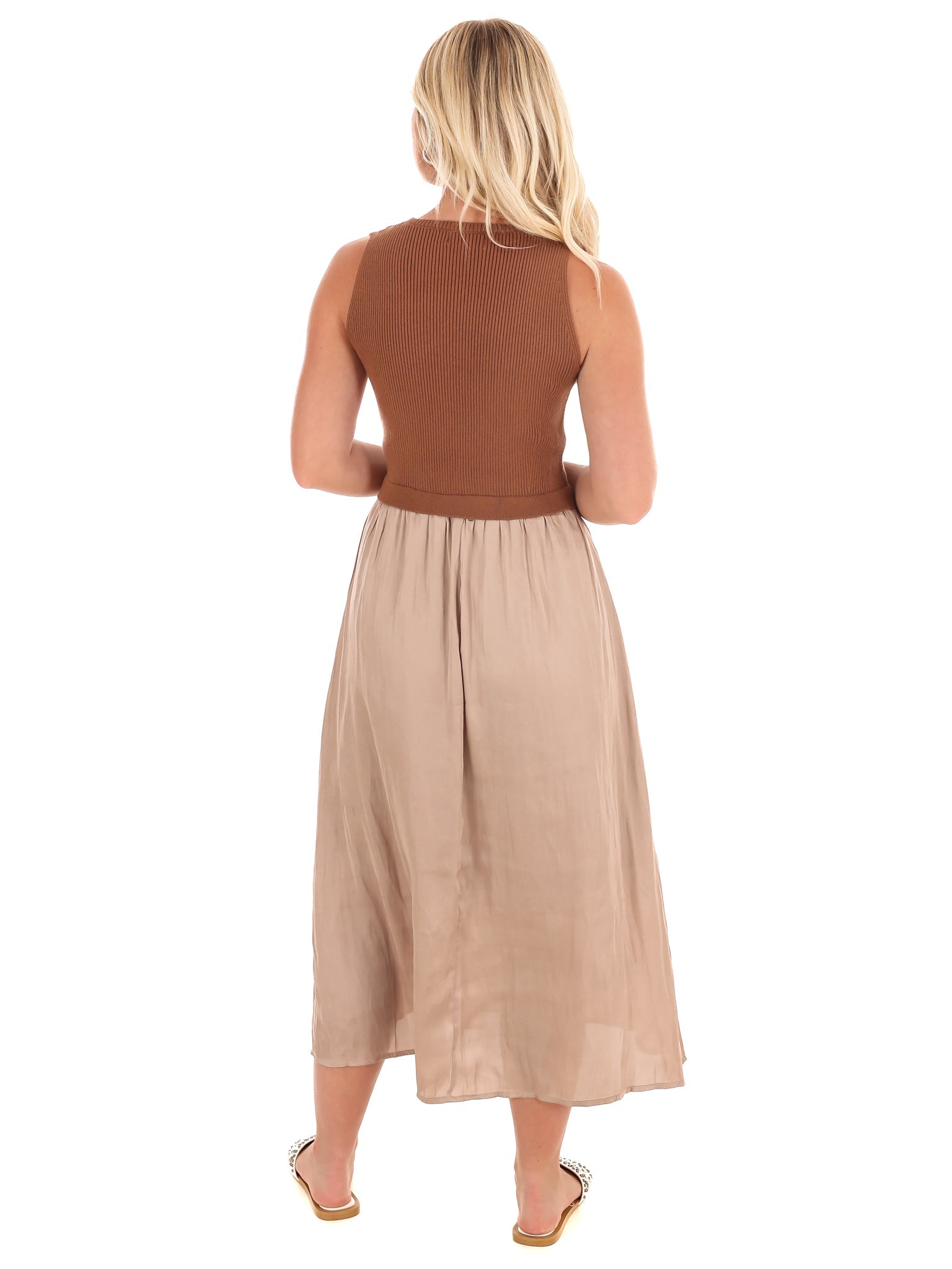 Crisp Evenings Midi Dress