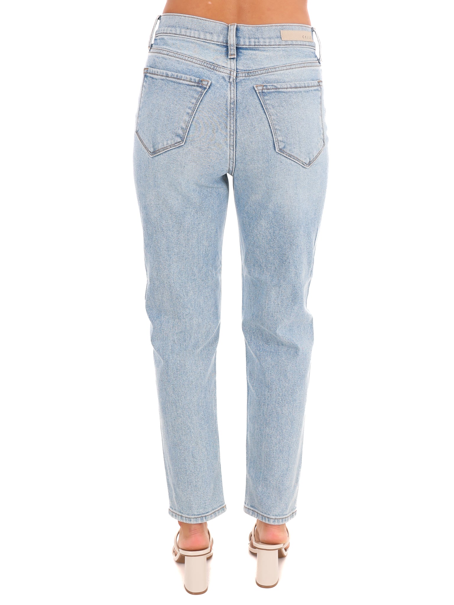 What's the Plan High Rise Mom Jean