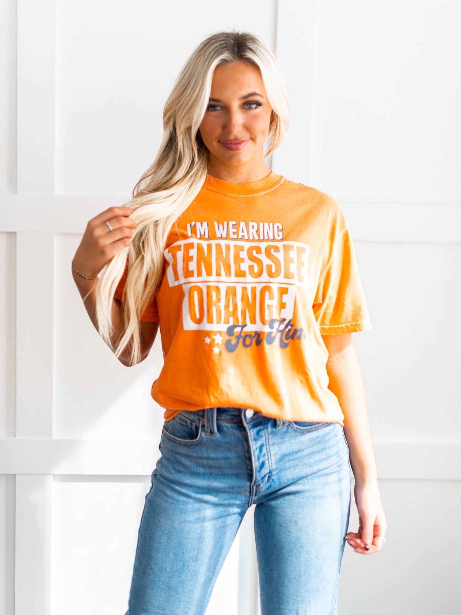 Wearing Tennessee Orange For Him Tee