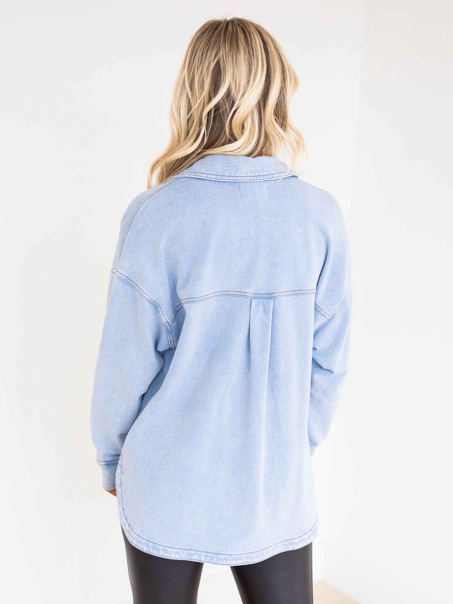 Z Supply All Day Knit Denim Jacket